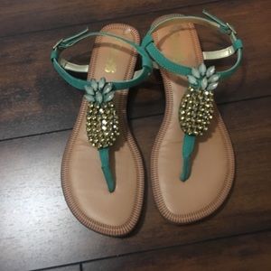 Pineapple sandals